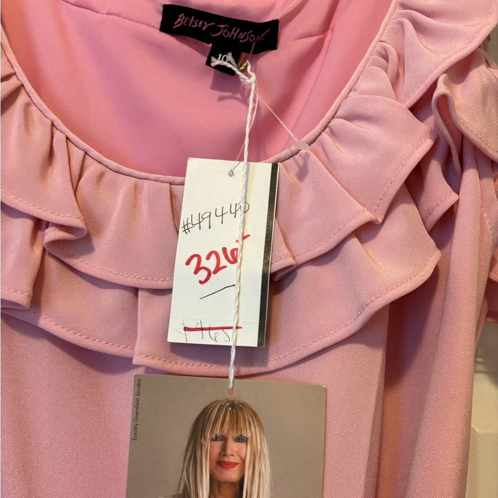 Vintage Betsy Johnson Summer Pink Dress